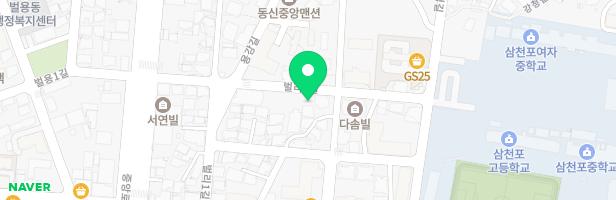 꽃나라유치원 어린이 놀이시설 지도 이미지