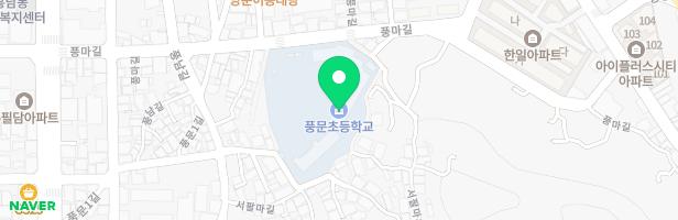 군산풍문초등학교 병설유치원 지도 이미지