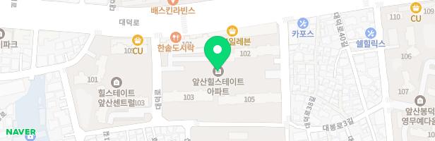 앞산힐스테이트(103동앞) 지도 이미지