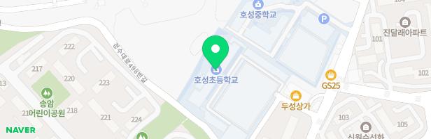호성초등학교 병설유치원 놀이터 지도 이미지