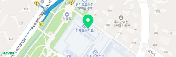 청계초등학교 놀이터 지도 이미지
