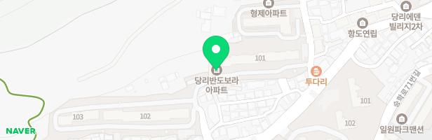 반도보라아파트 101동 놀이시설 지도 이미지
