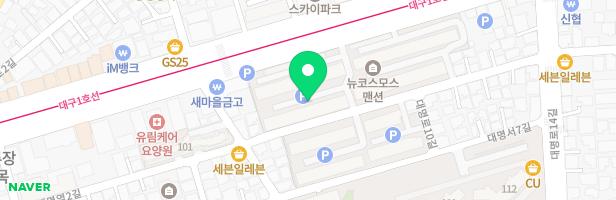 우방코스모스 라-마동 놀이시설 지도 이미지