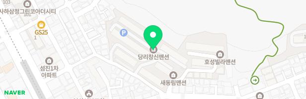 당리창신아파트1동 측면 놀이시설 지도 이미지