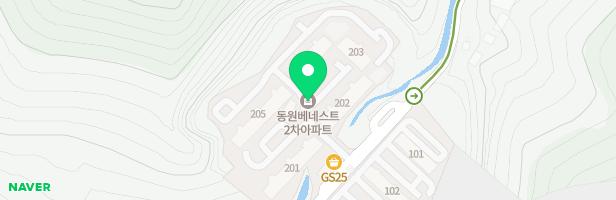 동원베네스트2차204동옆 놀이시설 지도 이미지