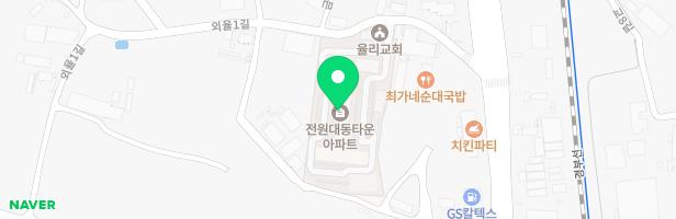 북삼전원대동타운 C동뒤 놀이시설 지도 이미지