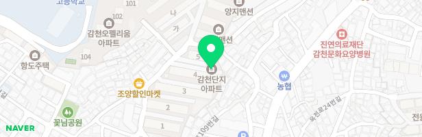 감천단지아파트 놀이시설 지도 이미지