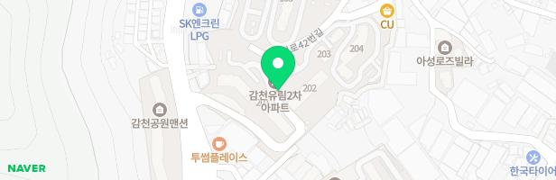 감천유림2차아파트 놀이시설 지도 이미지