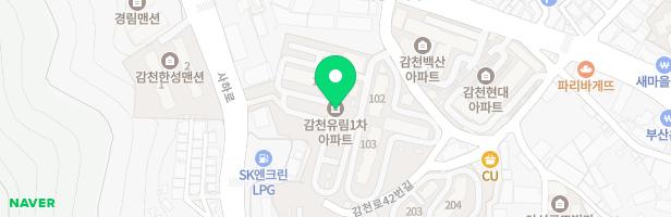 감천유림1차아파트 놀이시설 지도 이미지