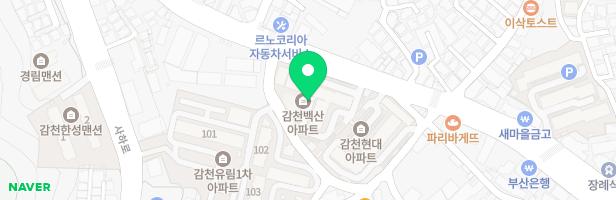 감천백산아파트 놀이시설 지도 이미지