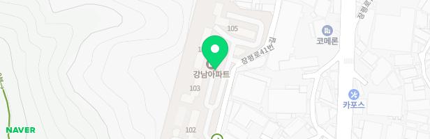 강남아파트 놀이시설 지도 이미지