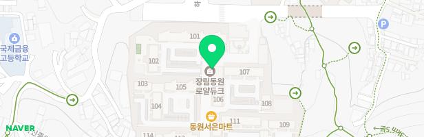동원로얄듀크아파트 102동 뒤 놀이시설 지도 이미지