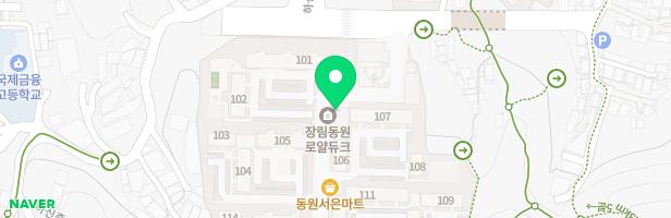 동원로얄듀크아파트 106동 뒤 놀이시설 지도 이미지