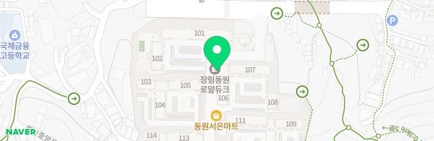 동원로얄듀크아파트 118동 뒤 놀이시설 지도 이미지