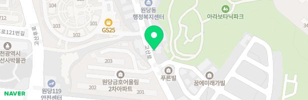 명문유치원 놀이터 지도 이미지