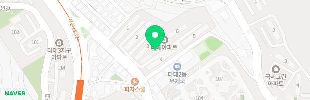 다대다해아파트 어린이놀이시설 지도 이미지