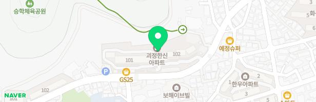 청록한신아파트 놀이시설 지도 이미지