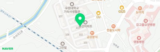 금강아파트 106동 어린이놀이시설 지도 이미지