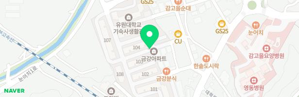 금강아파트 101동 어린이 놀이시설 지도 이미지
