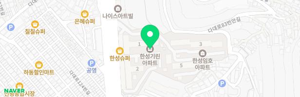 한성기린아파트 놀이시설 지도 이미지