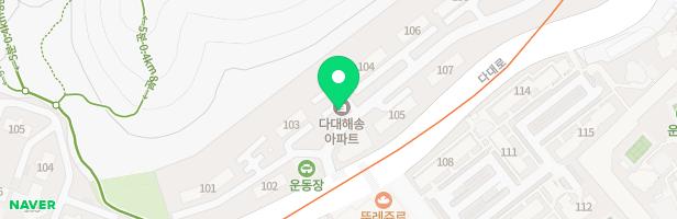 해송아파트 109동옆 놀이시설 지도 이미지