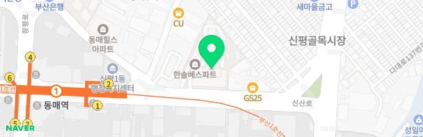 한솔베스파트아파트 놀이시설 지도 이미지