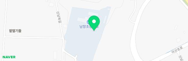 남창초등학교 놀이시설 지도 이미지