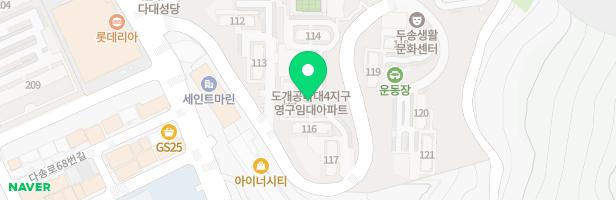 다대4지구임대아파트 어린이놀이터-2 (117동옆) 지도 이미지