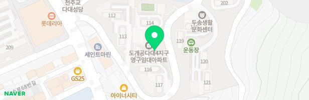 다대4지구임대아파트 어린이놀이터-1 (112동옆) 지도 이미지