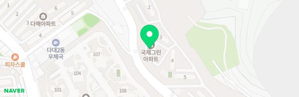 국제그린아파트 6동옆 놀이시설 지도 이미지