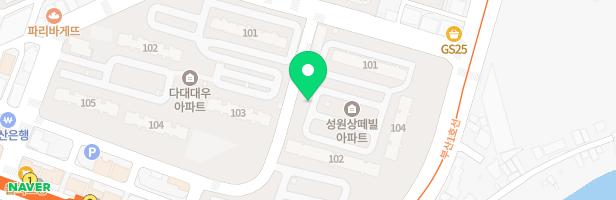 성원아파트 102동 놀이시설 지도 이미지