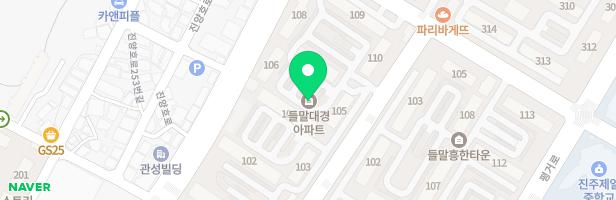 들말대경아파트 - ② 102동 옆 지도 이미지