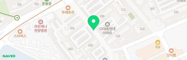 다대현대아파트 어린이놀이터-3 (107동옆) 지도 이미지