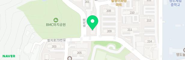 와치공원(절영@214동 인근) 지도 이미지