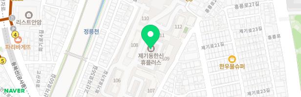 제기한신휴플러스아파트 어린이놀이시설3(111동) 지도 이미지