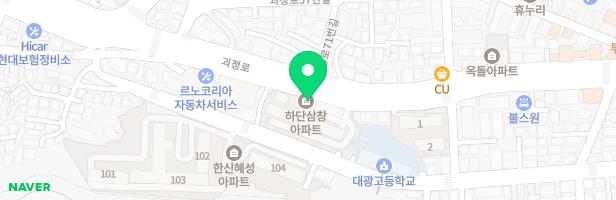 하단삼창아파트 놀이시설 지도 이미지