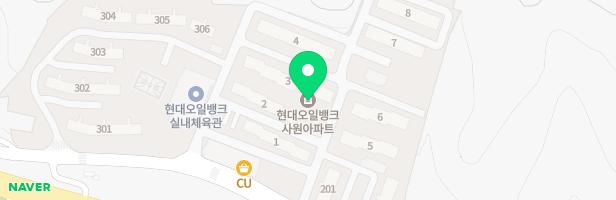 현대오일뱅크사원아파트 301동 앞 어린이놀이터 지도 이미지