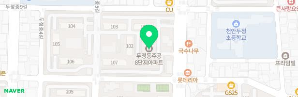 두정주공8단지 103동 앞 놀이시설 지도 이미지