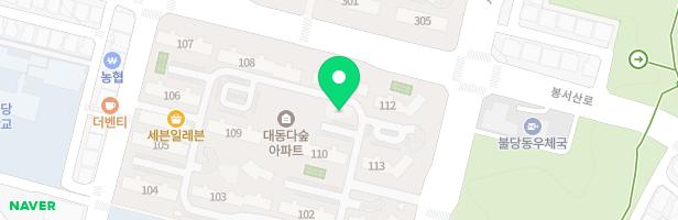 대동다숲아파트 111동 앞 놀이시설 지도 이미지