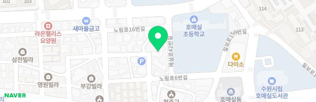 푸른하늘유치원 놀이터 지도 이미지