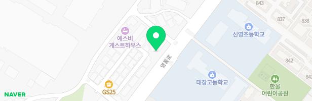 아름유치원 놀이터 지도 이미지