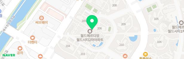 월드메르디앙2단지 어린이놀이시설2(202동) 지도 이미지