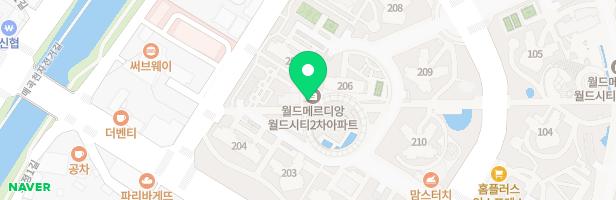 월드메르디앙2단지 어린이놀이시설4(유아놀이터) 지도 이미지