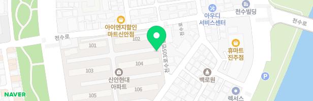 신안현대아파트 - ① 102동 앞 지도 이미지
