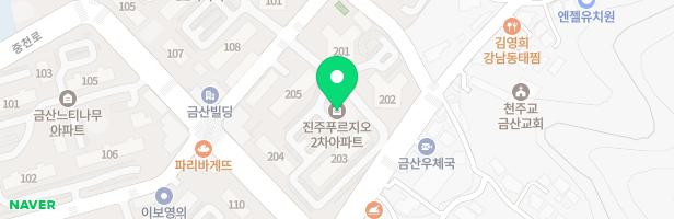 진주푸르지오2단지아파트 어린이놀이터 지도 이미지