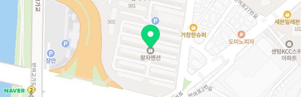 반여왕자아파트 지도 이미지