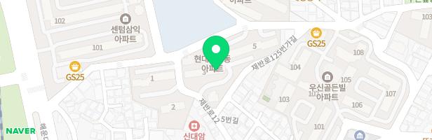 재송현대아파트3동 놀이터 지도 이미지