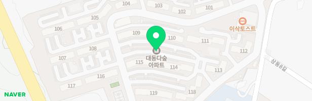대동다숲아파트 111동 지도 이미지