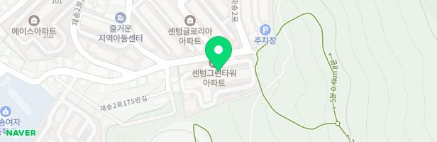 센텀그린타워아파트 어린이놀이터 지도 이미지