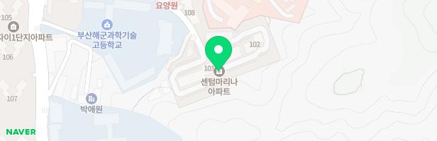 센텀마리나아파트 102동 앞 놀이터 지도 이미지